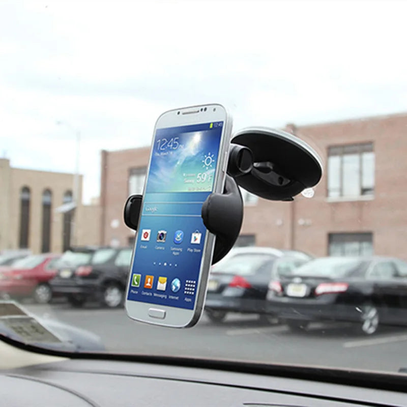 Drive safely and keep your phone in place with this universal mobile car phone holder—adjustable and secure for all phone sizes!