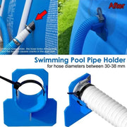 1Set Swimming Pool Pipe Holder Mount Supports Pipes 30-38mm for Intex Bestway Ground Hose Outlet with Cable Tie Pool Accessories
