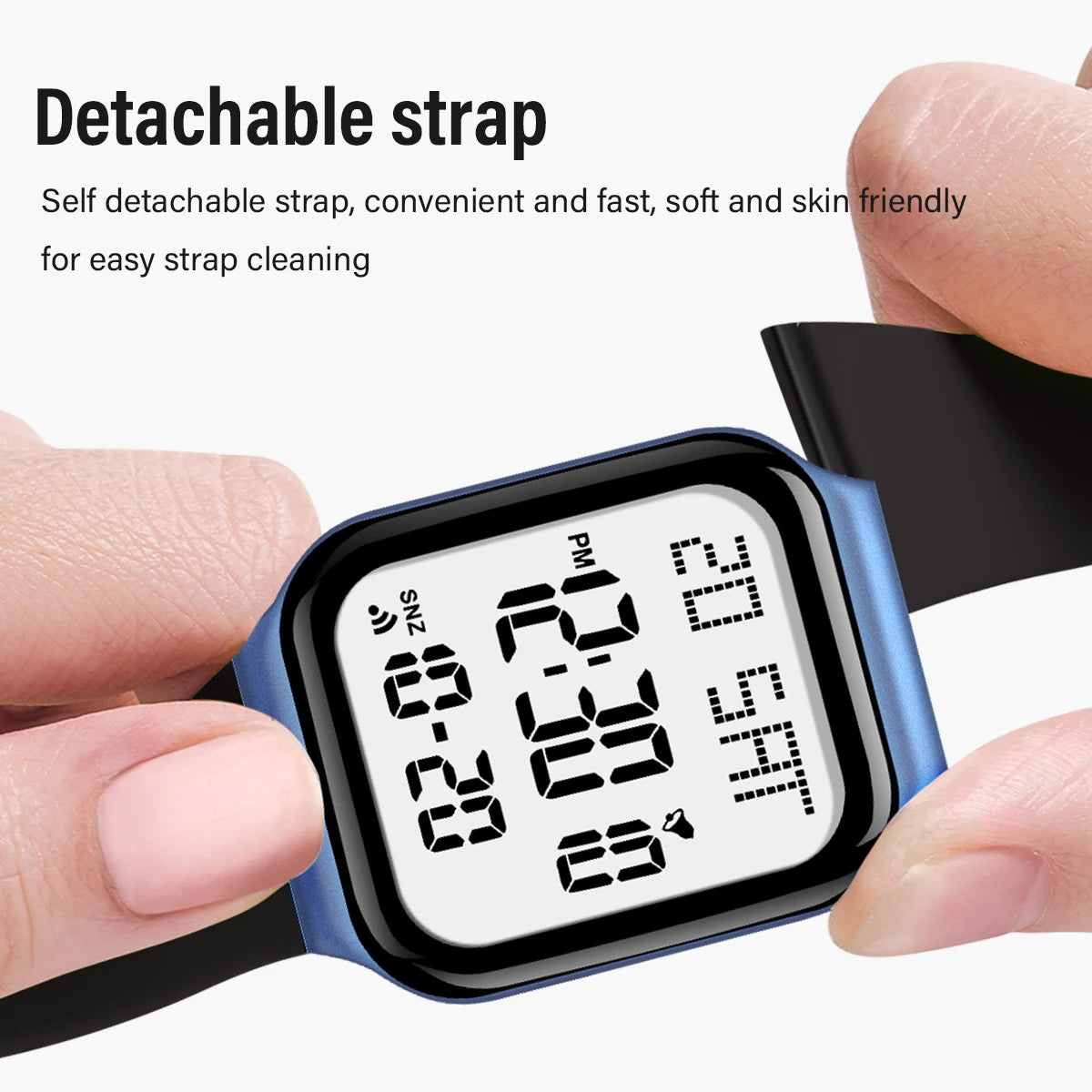 Student Watch Fashion Casual Sports Watch LED Luminous Waterproof Digital Display Electronic Watch Unisex