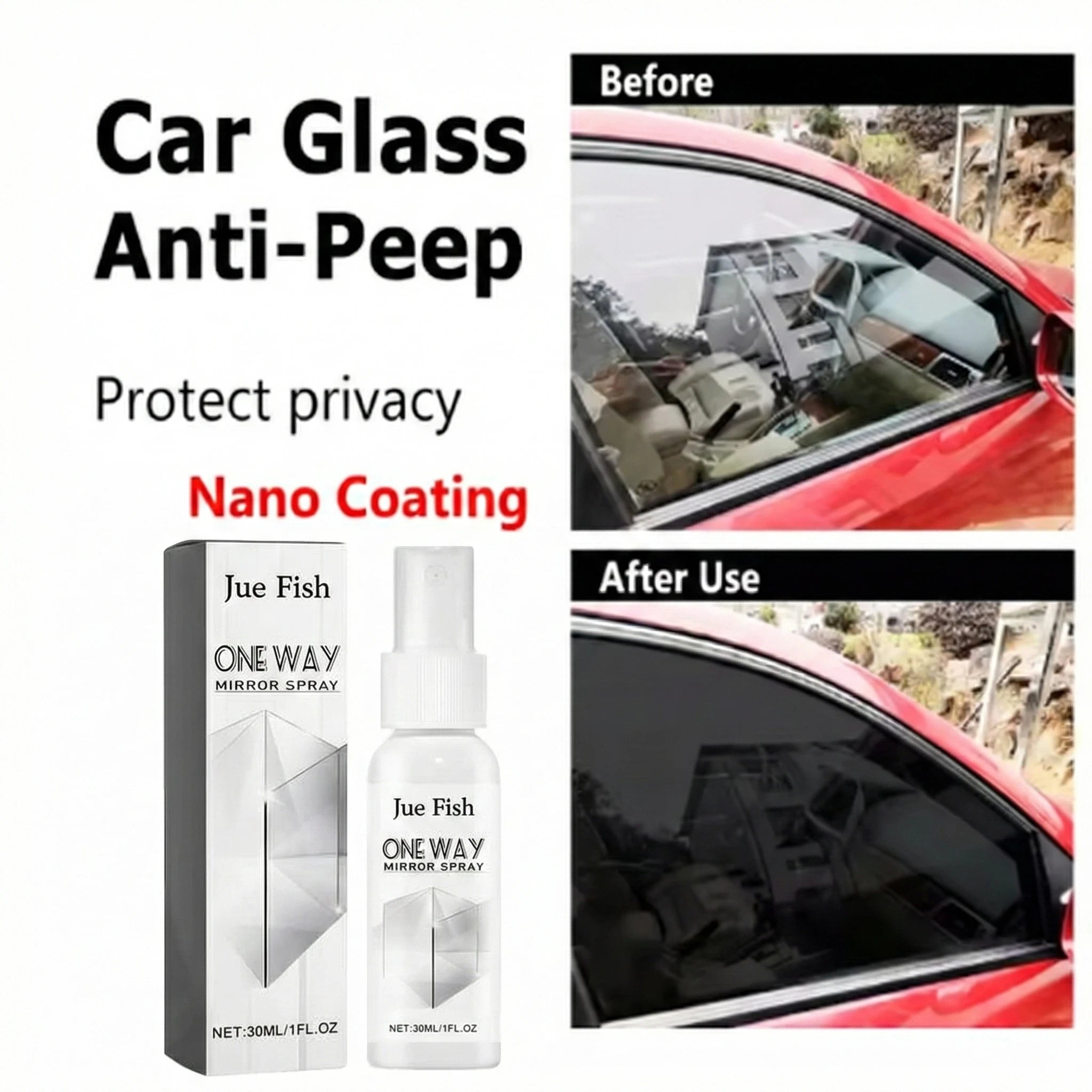 2026 New Light Reflection Spray Anti-Peeping Anti-Theft Privacy Protection for Car & Home