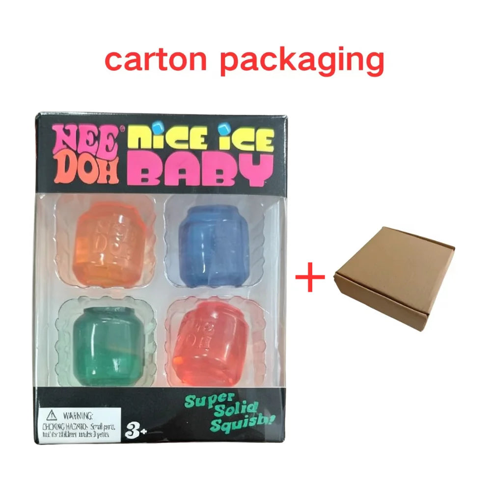 Squishy Schylling NeeDoh Nice Cube Sensory Squeeze Toy Super Squishy Stress Relief Anxiety Sensory Tool Stress Reliever Toys