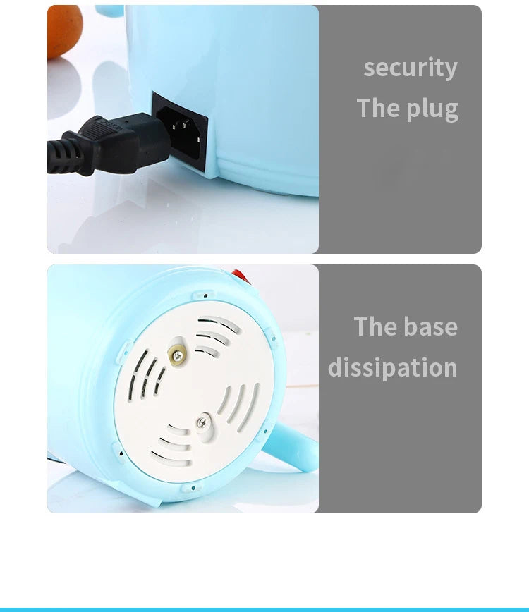 Mini Multifunction Electric Cooker Home Hot Pot 1-2 People Heating Pan Cooking Pot Machine Eu Plug Rice Cooker Appliances