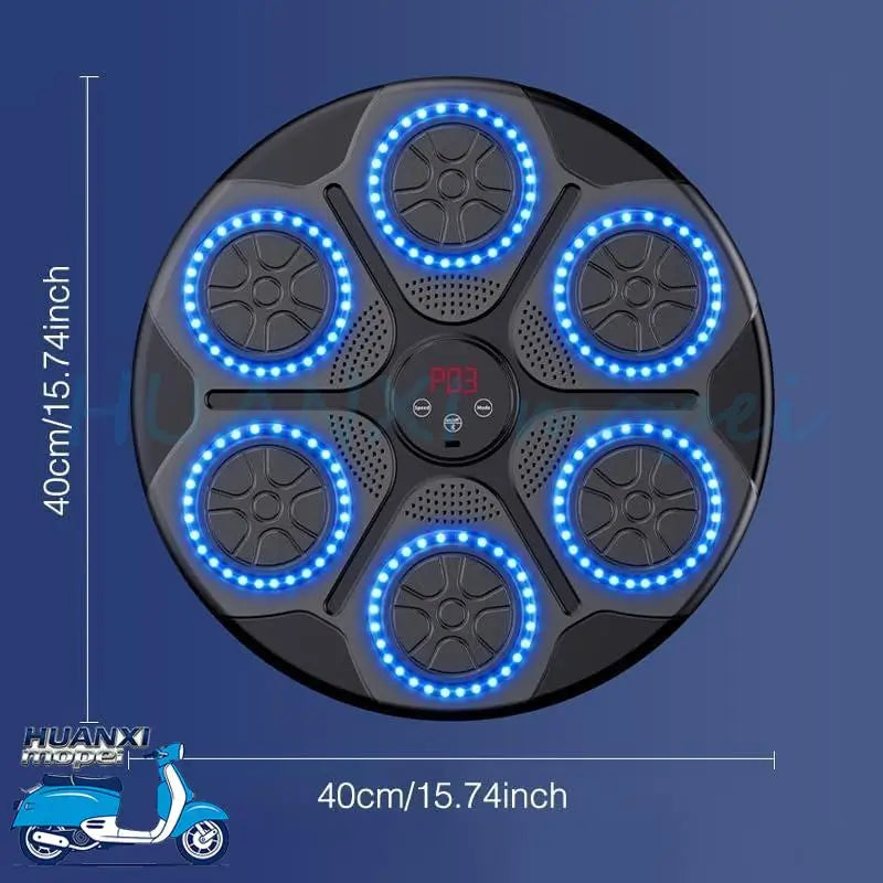 Upgrade Intelligent Music Boxing Machine for Adults & Kids, LED Display & Smart Bluetooth, Wall Mounted Boxing Trainer for Home, Indoor and Gym Use, Have Fun