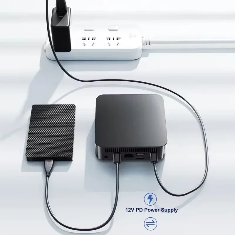 NEW Mini PC Windows 11 Pro Intel Core I9 10980HK N150 16GB 32GB RAM 1TB 2TB SSD WiFi6 Portable Gaming Computer Office PC Desktop