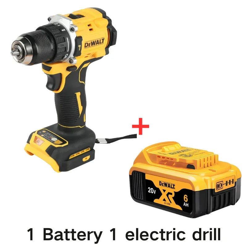 DEWALT DCD805 20V Power Tools Brushless Impact Drill Cordless Electric Screwdriver Multi-Function Hand Drill