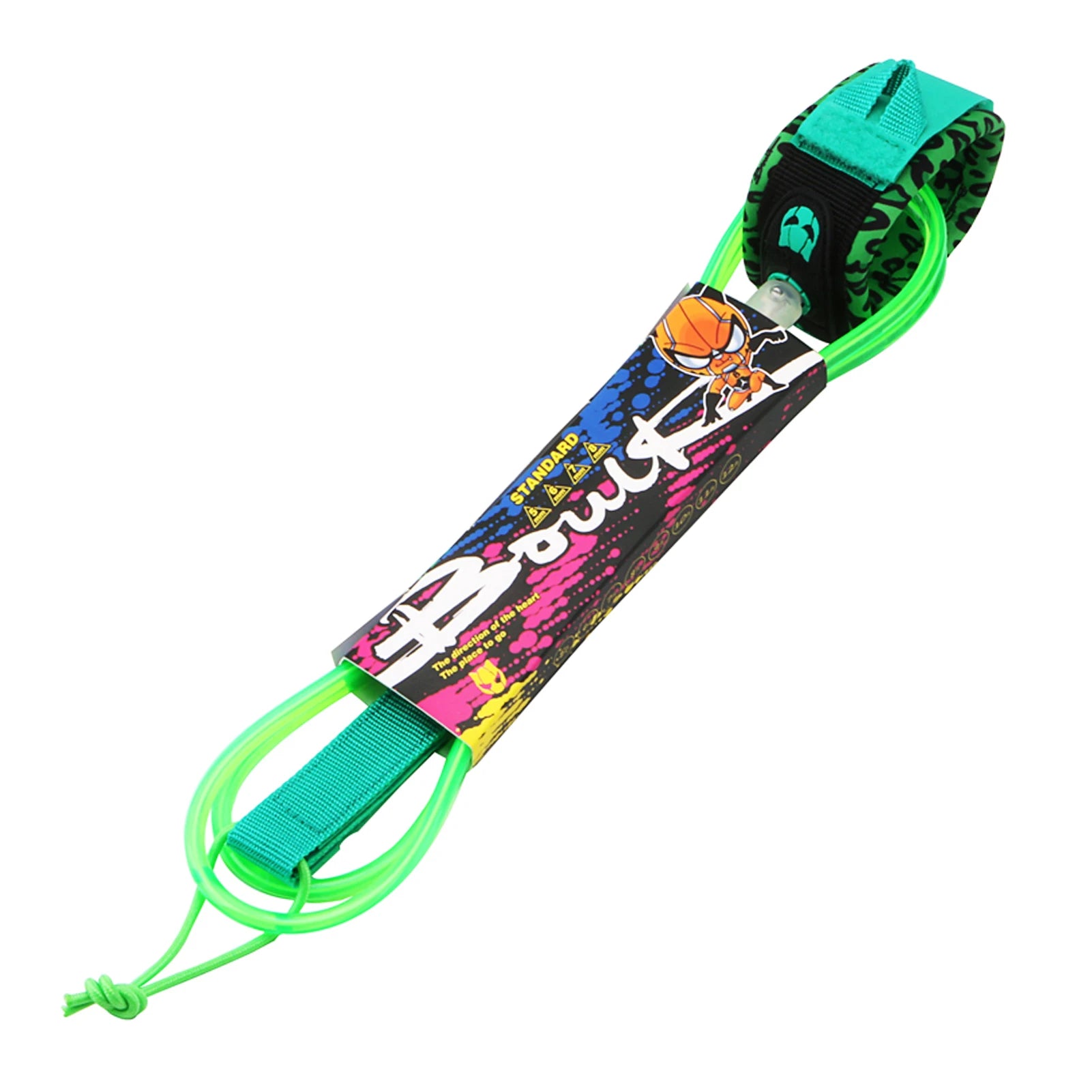 Surf Leash 7mm Thick 6ft/8ft Straight Surfboard Leash SUP Leg Rope 7mm Thick TPU Cord Sup Leash