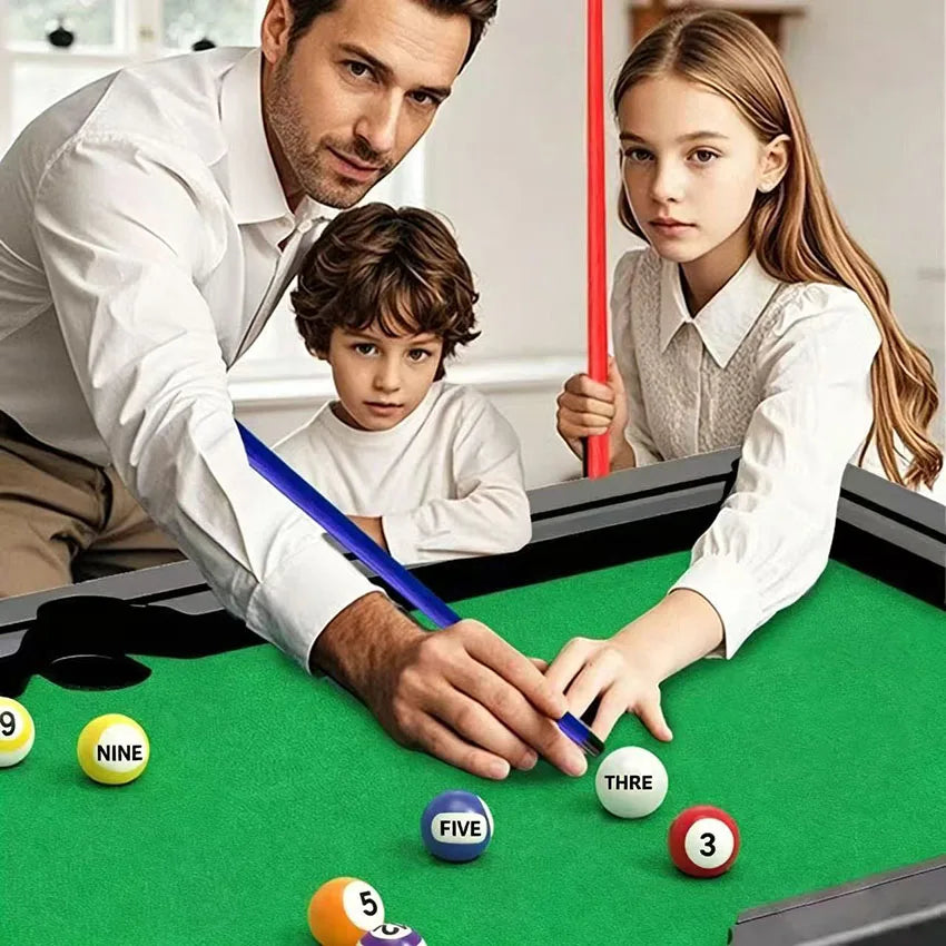 Billiards Toy Table, Home Use Indoor Mini Desktop Billiards Table, Ideal for Children and Families to Engage in Interactive Play