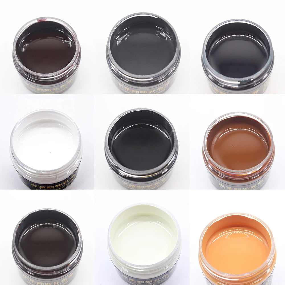 Car Leather Paint Care Vinyl Repair Kit Cleaner for Auto Seat Sofa Leather Repair Coats Holes Scratch Cracks Leather Repair Kit