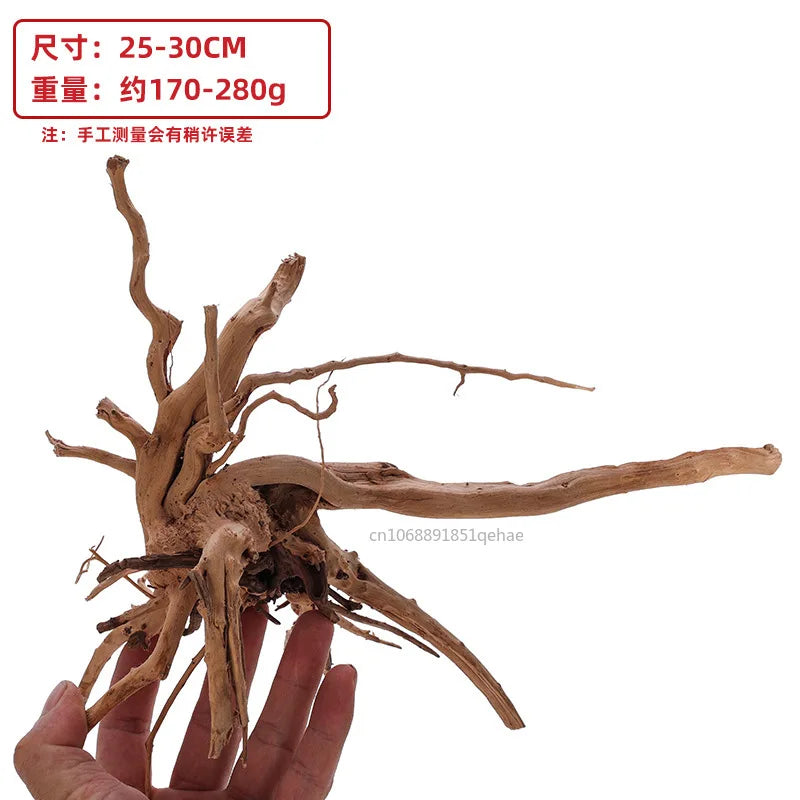 Fish Tank Decoration Natural Wooden Small Habitat Roots Driftwood Scenery Decorative Ornaments Aquarium Landscape Tree Roots
