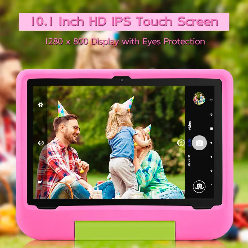 ANRY Kids Tablet Android 15 10.1 Inch CPU A523 2.0GHZ Octa-Core 4GB RAM 64GB ROM 5000Mah Dual Camera Tablets Children's Gifts