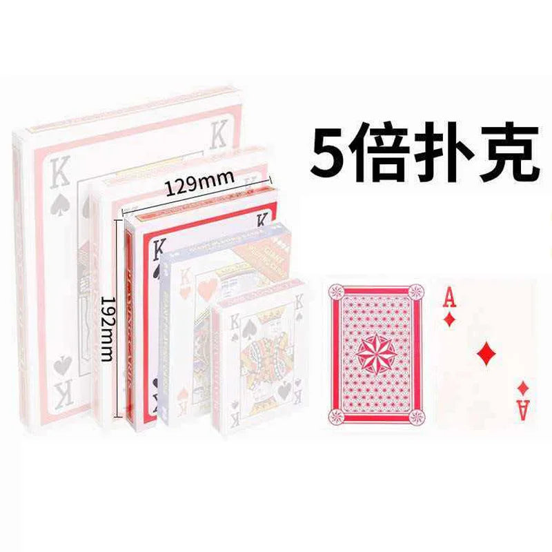 Giant Playing Cards Jumbo Oversized Novelty Gifts Carnival Birthday Wedding Night Party Company Team Building Games Prop