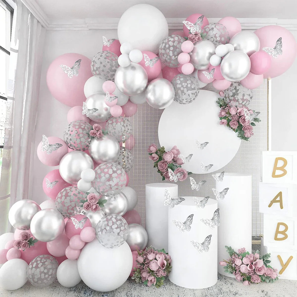Balloon Garland Arch Kit Birthday Party Decoration Girl Birthday Foil Balloon Bridal baptism Decor Globos Wedding Party Supplies