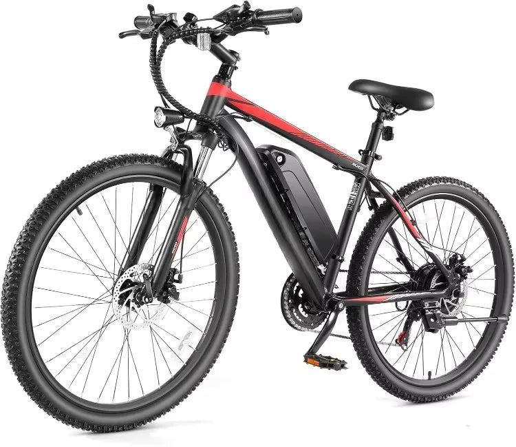 Tool Electric Bike for Adults, 26" Sunshine Commuter Ebike Guaranteed Authentic.[Peak 500W Motor] Electric Mountain Bike