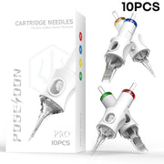 10Pcs POSEIDON V6 PRO MAX Tattoo Needles Disposable Safty Permanent Makeup Tattoo Cartridge Needles For Tattoo Machine