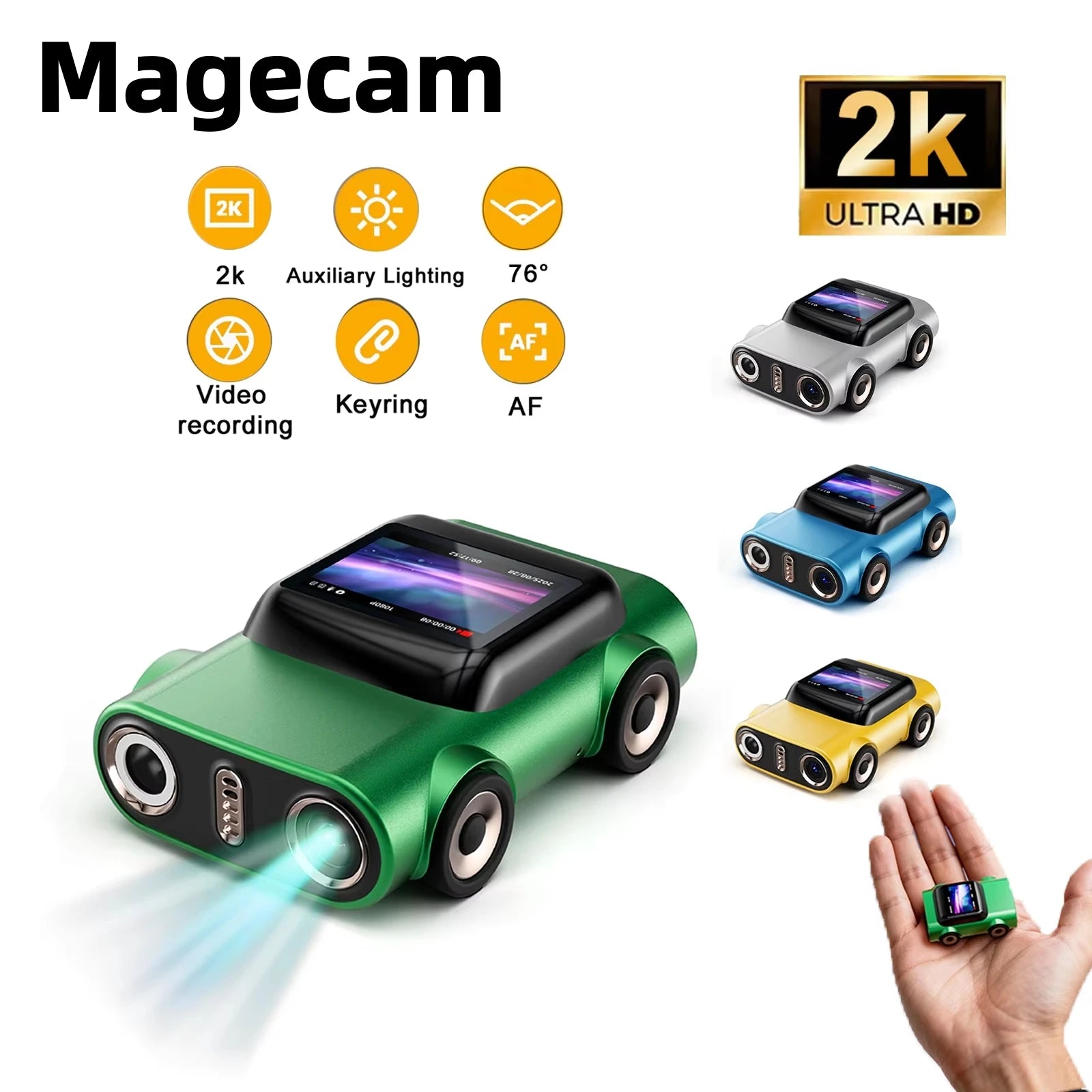Keychain Camera/Camcorder 1.0 inch LCD Screen