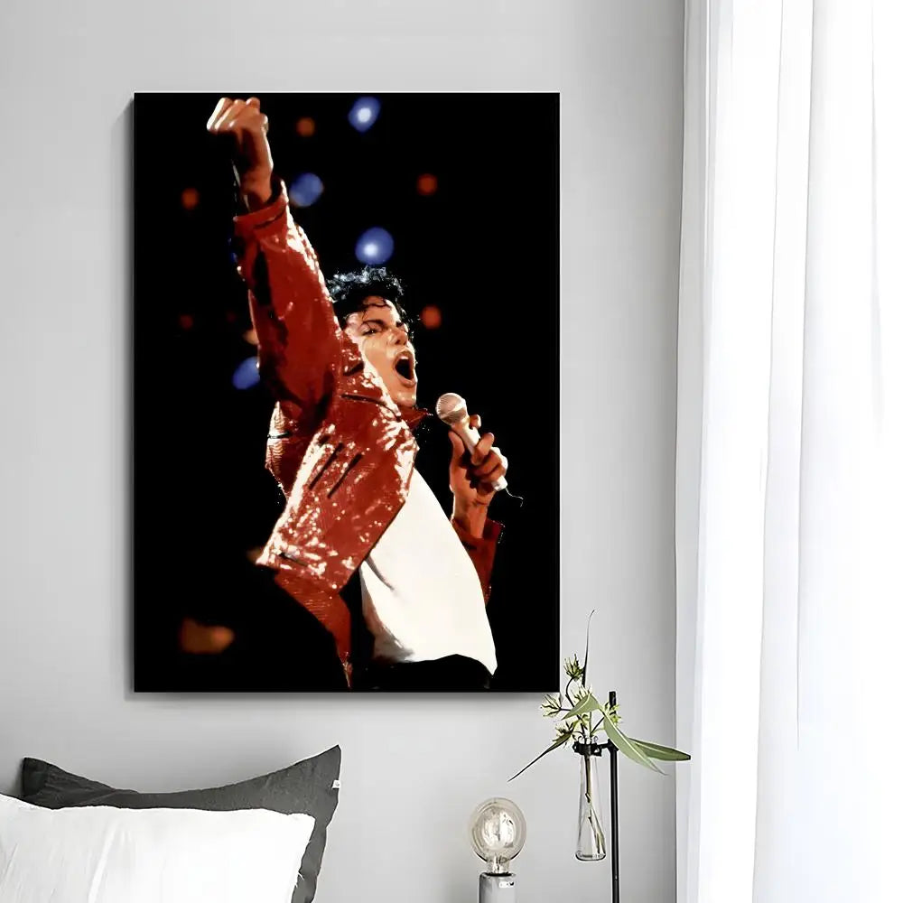 MJ Michael Jackson Poster Wall Art Print Decorative Mural Home Decor Gift Unframed