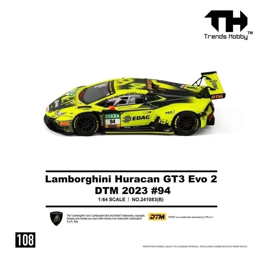 Trends Hobby 1:64 Porsche 911 GT3 R24H Le Mans 2025 Diecast Car Model Ship Now