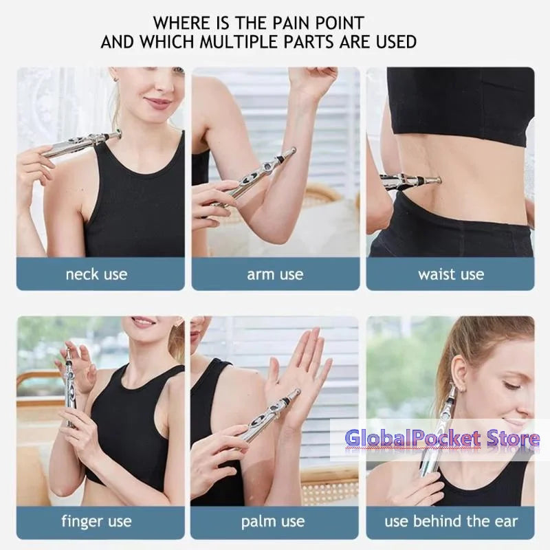 Electronic Acupuncture Pen Acupuncture Point Pen Acupuncture Point Pen Meridian Energy Meridian Pen Massage Pen Acupuncture Acup