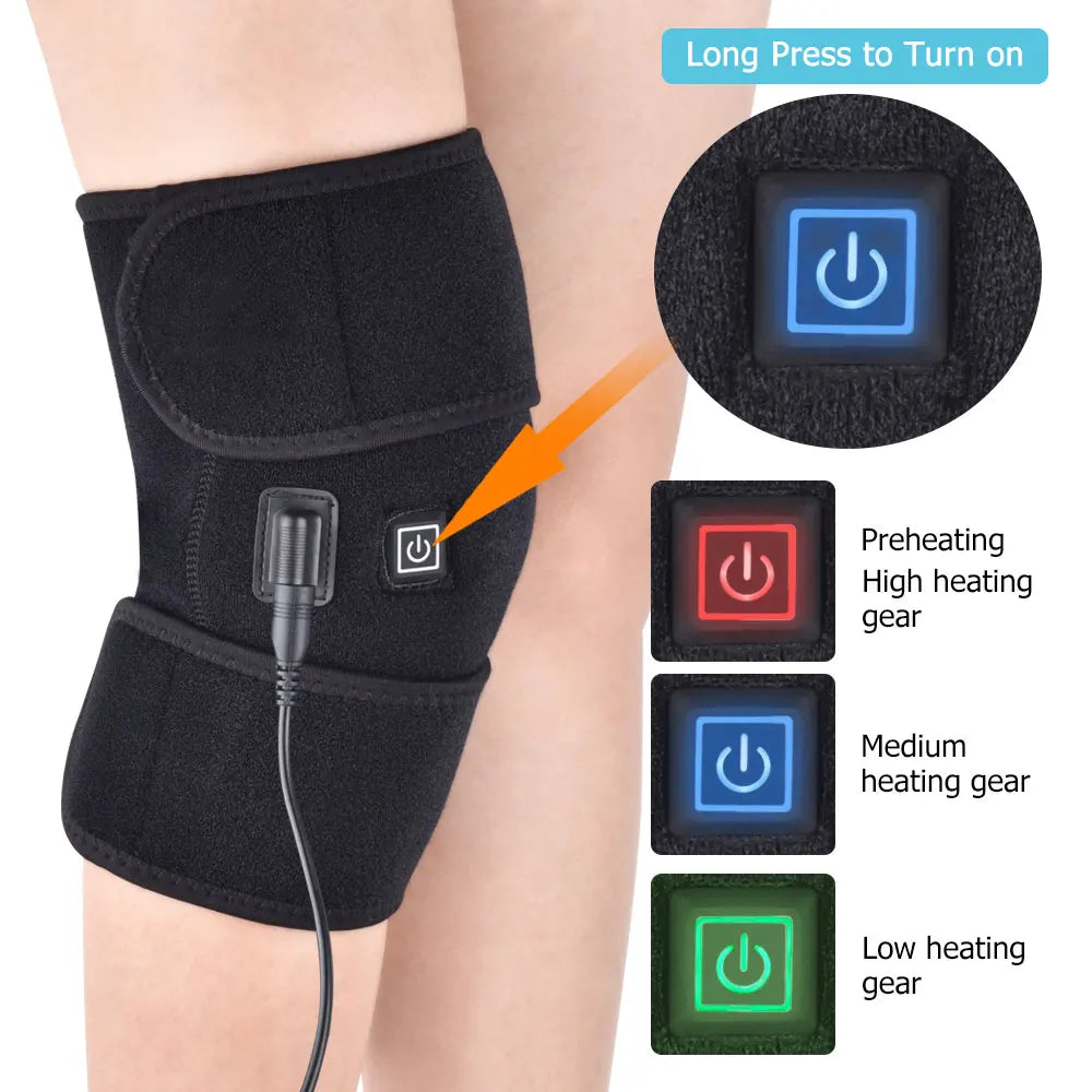 Electric Heated Pads Arthritis Heating Knee Pad for Cold Legs Knee Pain Relief Health Care Dropshipping