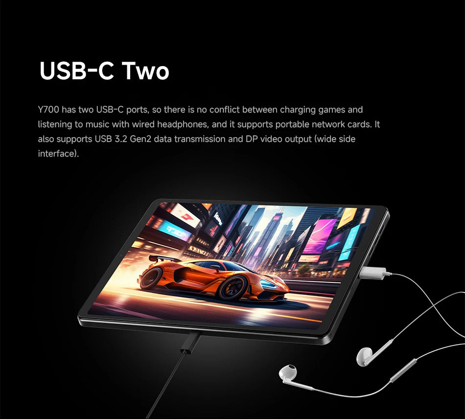 Original Lenovo Legion Y700 2025 8.8'' Gaming Tablet 256GB 512GB ROM Snapdragon 8 Gen 3 165Hz Display 6550mAh 68W Charging
