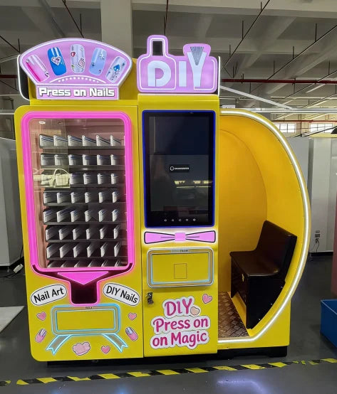 Beauty Kiosk DIY Nail Art 3D Printer Automatic Self Service DIY Photo Nails Printer Vending Machine Custom