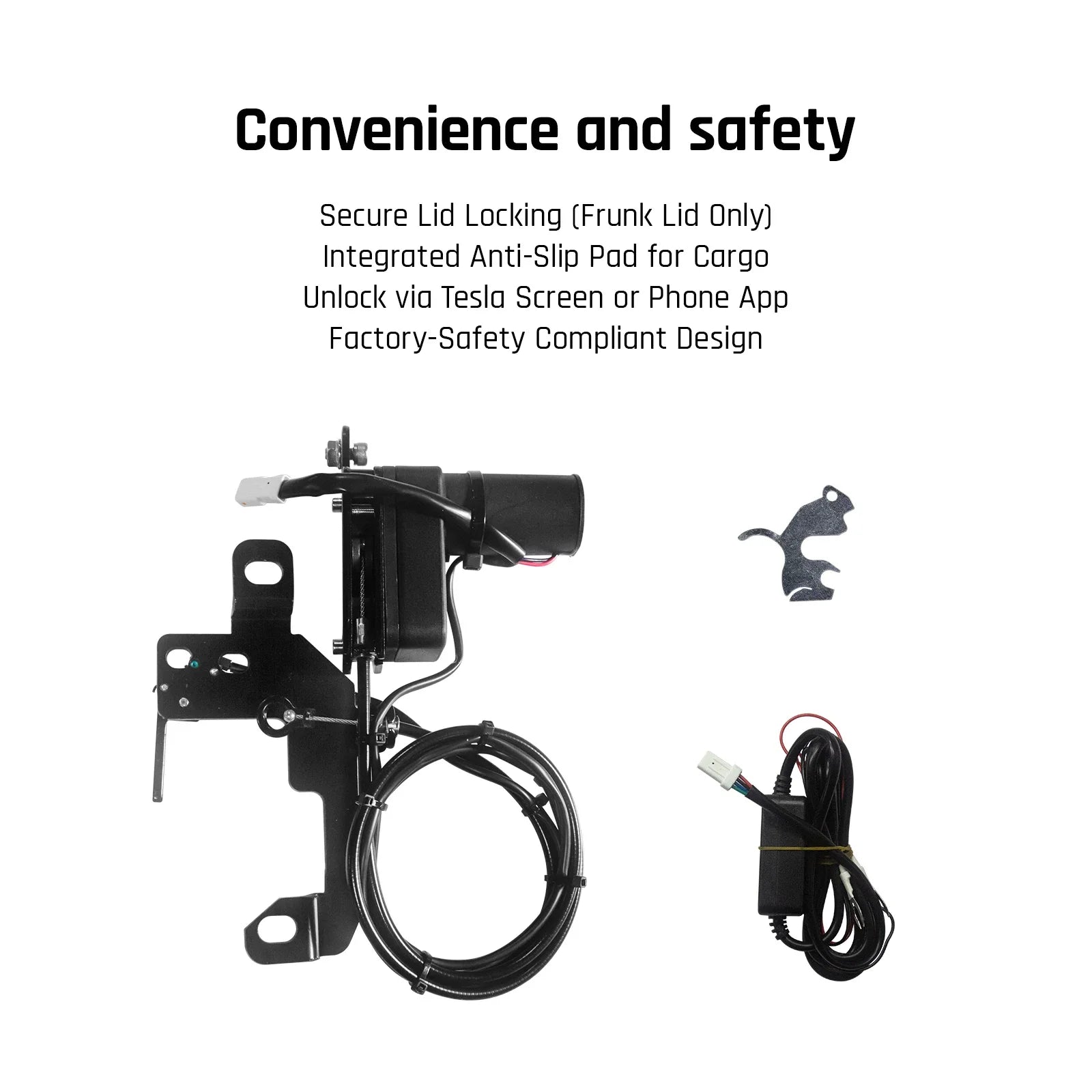 For Tesla Model Y 2025 2026 Electric Suction Soft Close Power Frunk Automatic Hood Upgrade Easy Install Enhanced Convenience
