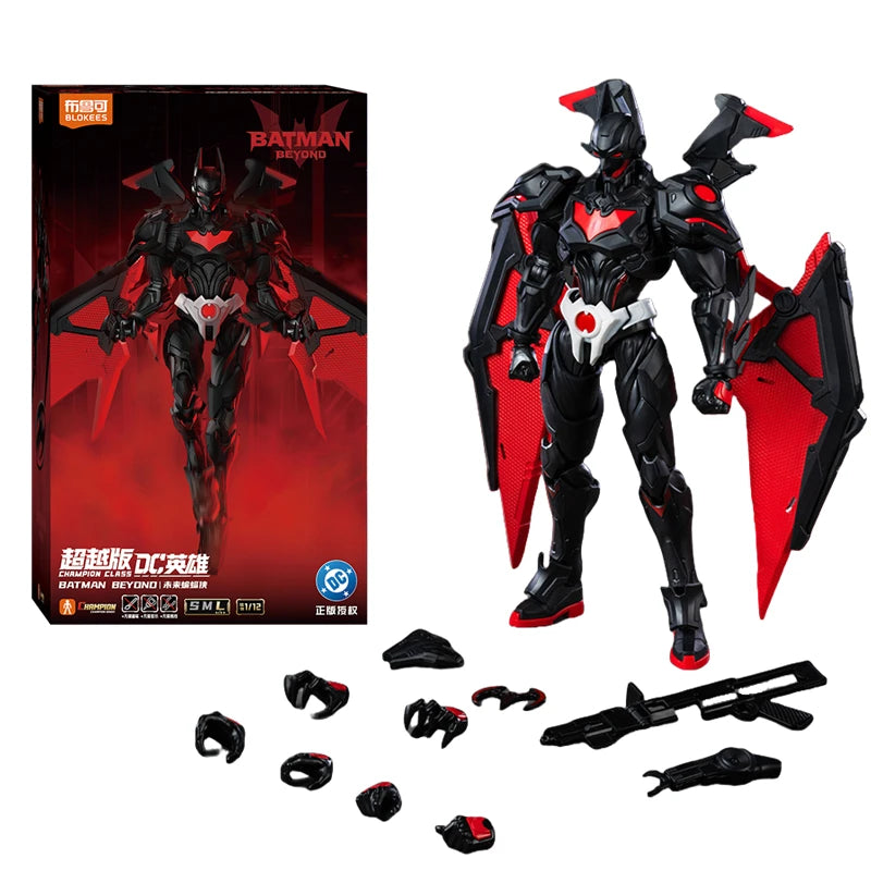 BLOKEES Nightwing Superman Batman Beyond Original Gunn David DC David Justice League Comics Action Figure Assembled Model Toy