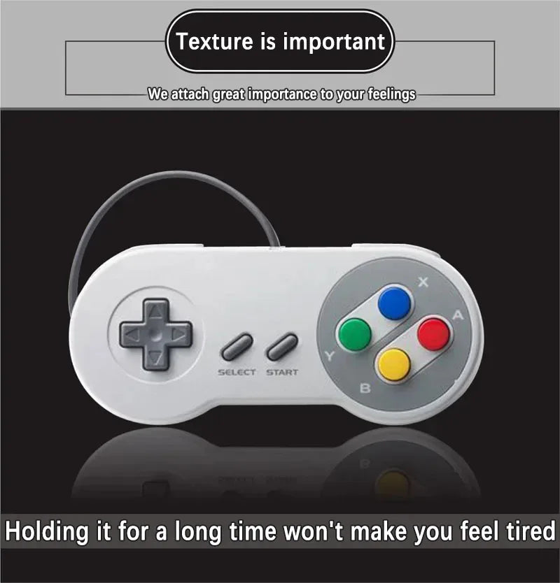 Mini Portable Retro Video Game Console For SNES Home Game Player AV Output Built in SFC620 Game with Wired Gamepad GameAccessory