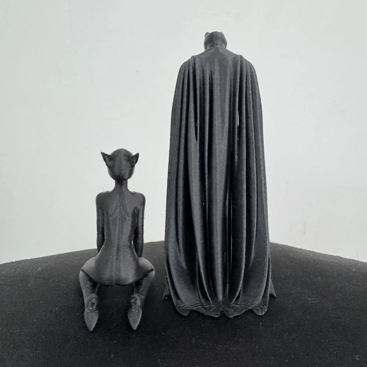 3D Printed Muscular Gotham Figurine Modern Desk Edge Ornament bodybuilding Style Tabletop Statue Collectible Gift for Boyfriend