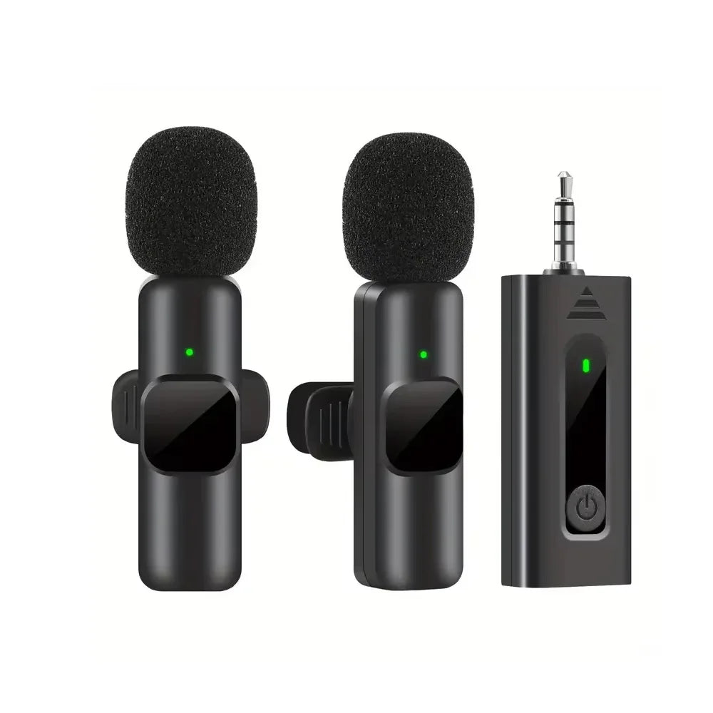 NEW Wireless Lavalier Microphone for Live Streaming/YouTube/TikTok/Facebook Live Noise Reduction Mic For iPhone/Android