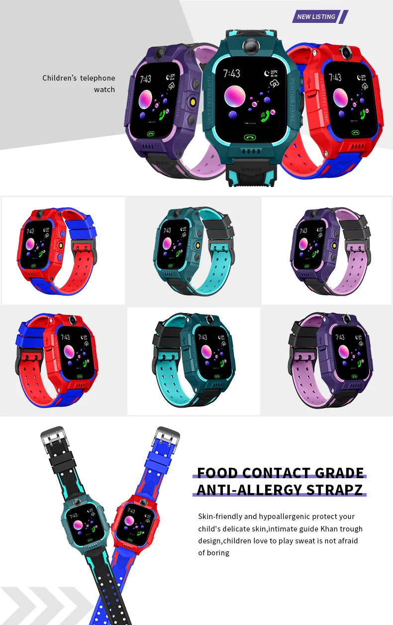 Keep kids connected and learning with this children's smart watch—packed with games, camera, micro chat, and AI features for endless fun and learning!