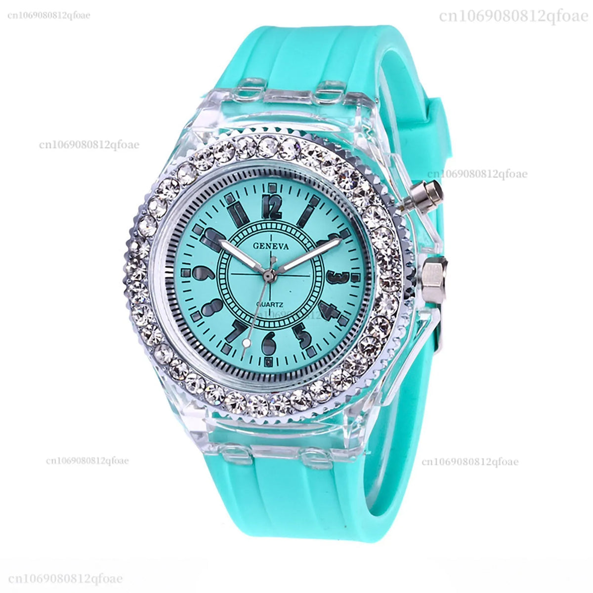 Luminous Colorful LED Luminous Watch for Male and Female Students, Fluorescent Quartz Hand for Male and Female Students