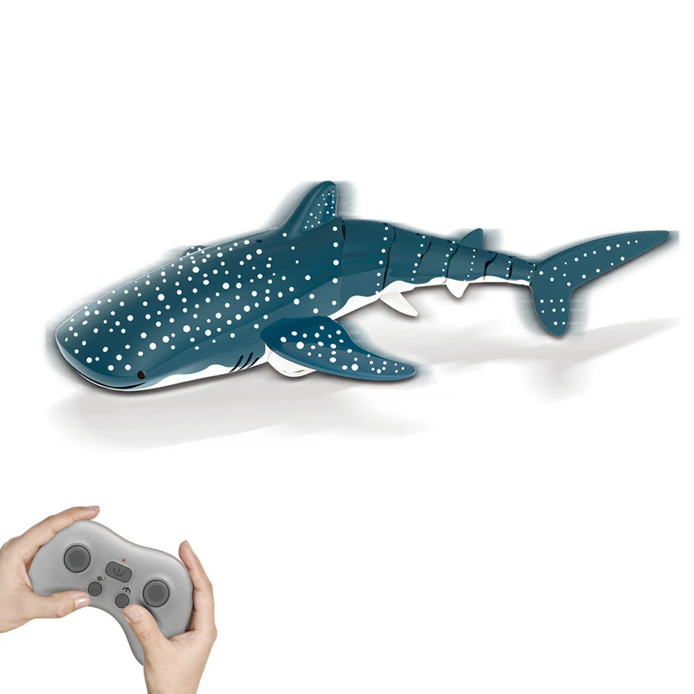 RC Shark Remote Control whale Spray Water Kids robot toy Radio Controlled Boats swimming pool Toys for boys Children Kid
