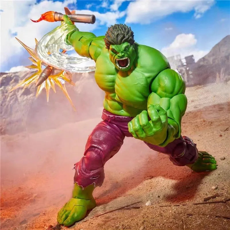 Original Hasbro Marvel Legends Maximum Series Hulk Action Figure Collection Ornaments Toys