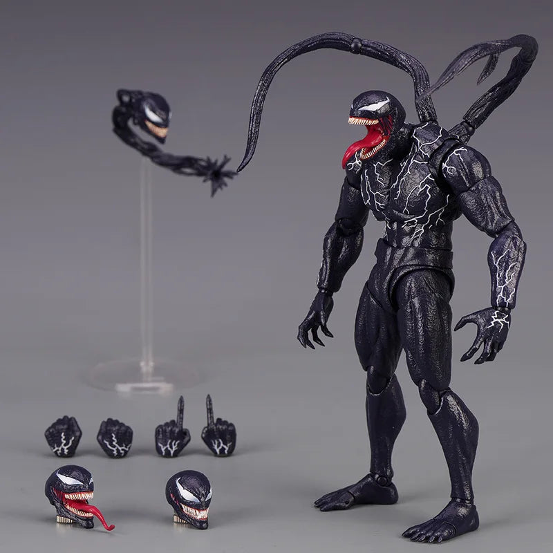 20CM SHF Anti-Venom Symbiote KO Articulated Action Figure Desktop ornament decoration Anime Fans Collectible Model Kit Toys Gift