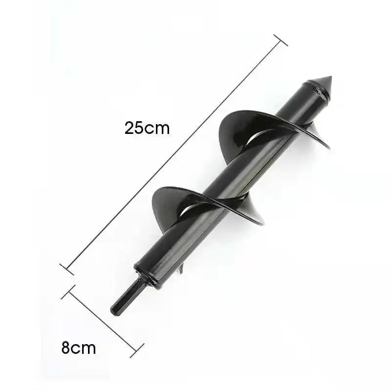 Ground Drill For Garden Soil Drill For Garden Vegetable Patch Digging Tool Ground Drill For Screw Rod Twist Drill