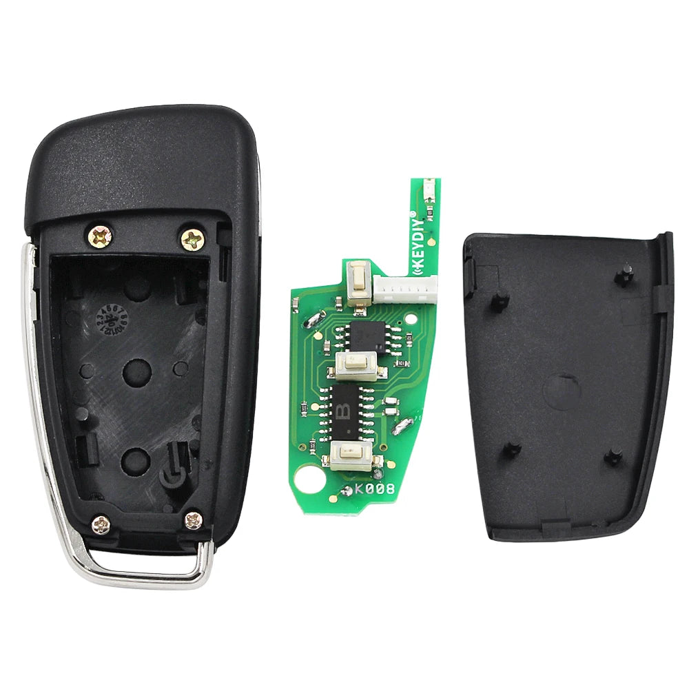 5pcs KEYDIY KD B02 Universal Remote Key B Series Remote Car Key for Audi A6 Style Car Key for KD900 KD900+ URG200 KD-X2 Mini