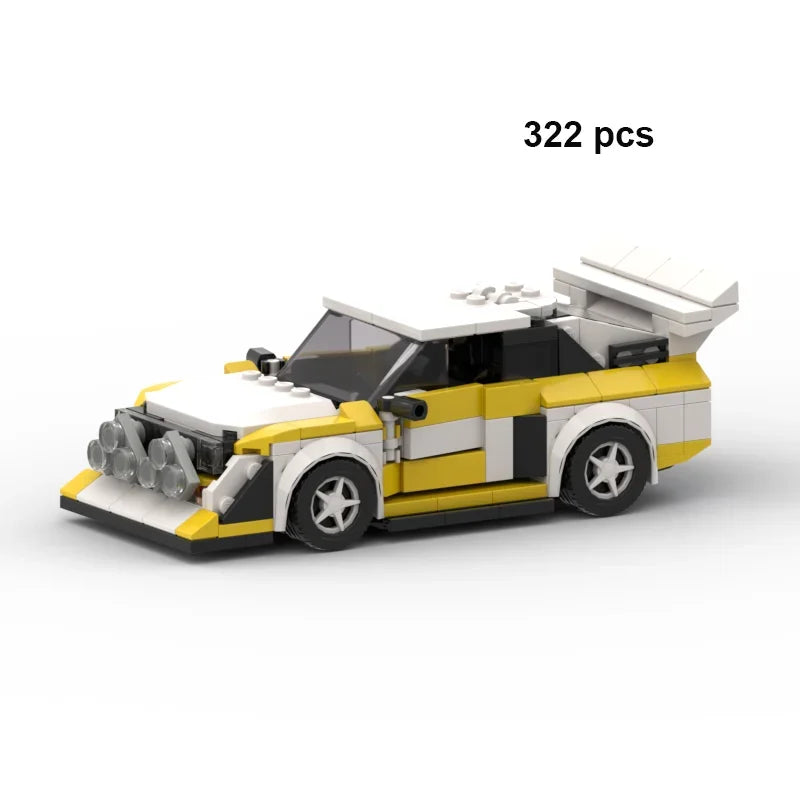 Technical Car Speed Racing Building Blocks Bricks Sets Sports Car MOC Garage City Vehicle Creative Toys For Kids