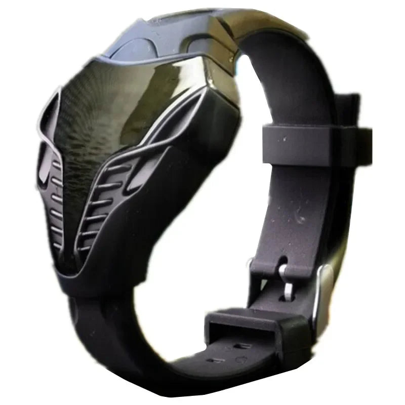 Fashion Men's Digital Watches Unique Design Snake Shape Dial LED Watches for Man Sport Electronic Wristwatch Clock Reloj Hombre
