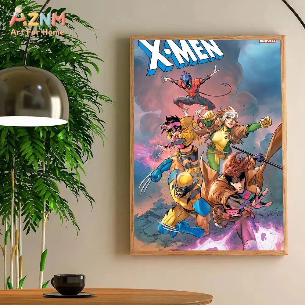 1pc X-X-M-MEN Classic Movies Poster Poster Art Print Bar Living Room Furniture Decor