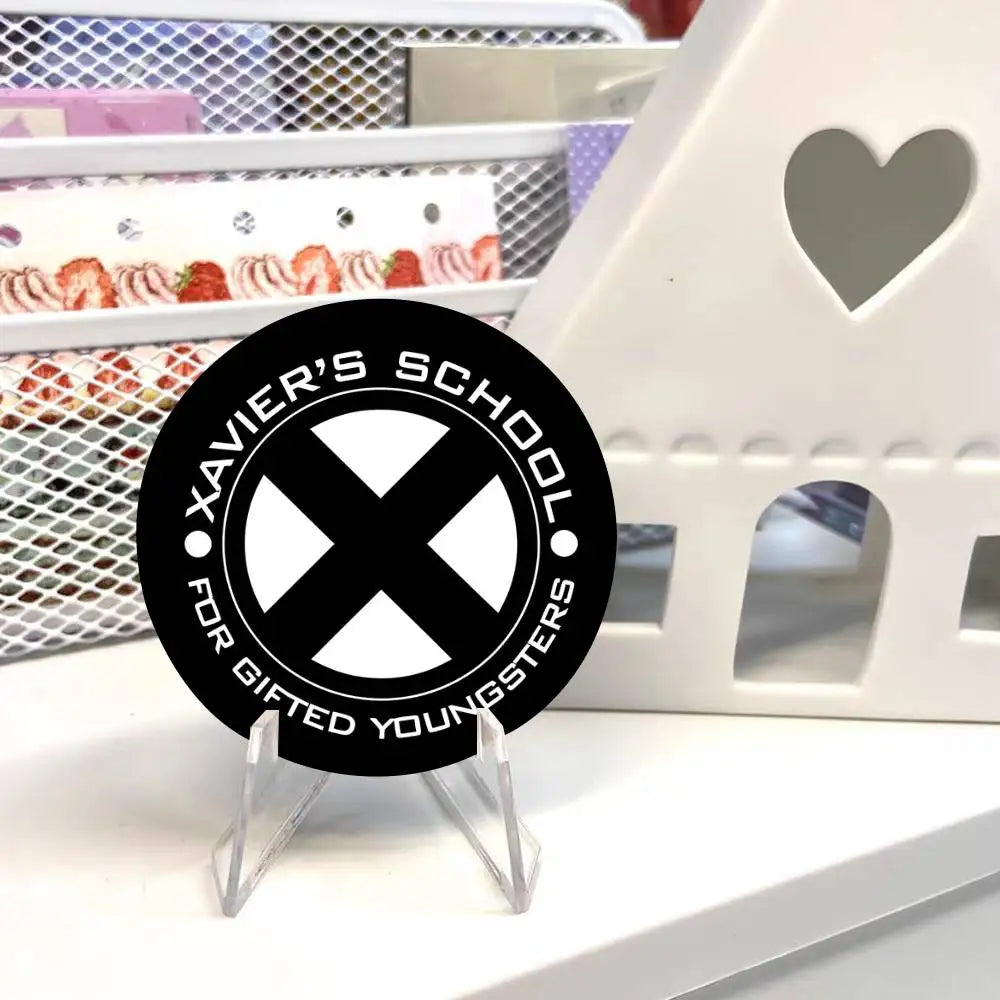 X-Xmen Logo Round Badge Creative Brooch Clothing Backpack Accessories Lapel Pin