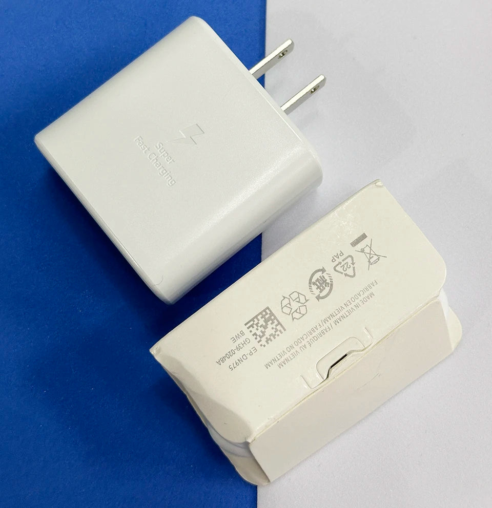 45w Samsung Charger Usb Type C Pd 45 W Super Fast Charging 2.0 Chargeur Cable Galaxy S24 S23+ S22 S21 Ultra Note 20 10 Tab S9