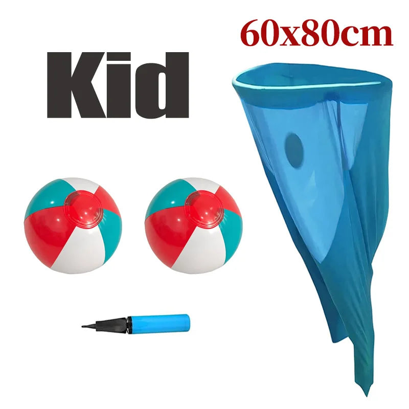 Granny Pants Yard Game Toy with Bouncy Ball Pump Fun Party Family Reunion Outdoor Props Tossing Sport Games for Adults Kids