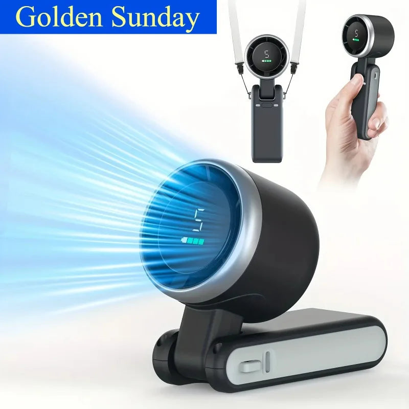 3-in-1 Fan, 5-speed (Rechargeable)
