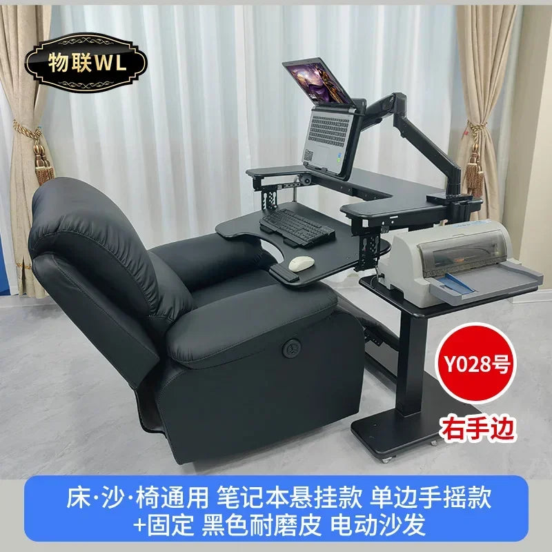 Computer desk bed notebook desktop computer desk bedside table lifting table lazy table cockpit suspension bracket