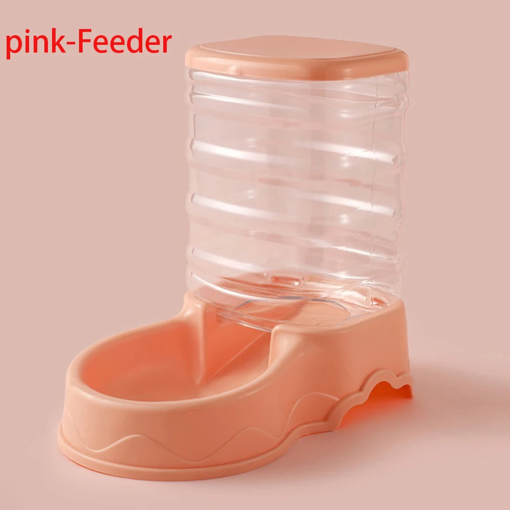 Keep your pets happy and hydrated with this automatic pet feeder and water fountain combo—fresh food and water anytime!