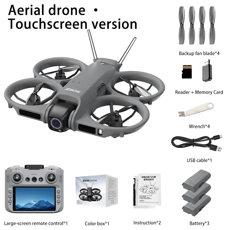 Original Z906 4K 8K Drone 5G Brushless Anti Drop Four Axis Long-Range Obstacle Avoidance Foldable Quadcopter RC GPS Dron