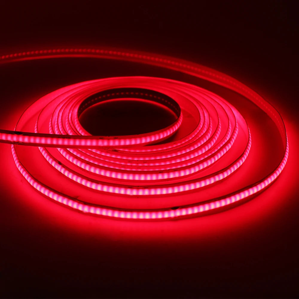 DC 5V USB COB Strip 3MM 5MM 8MM White/Pink/Red/White/Yellow/Yellow/Ice Blue/Green Flexible Ribbon Rope Home Decor TV Backlight