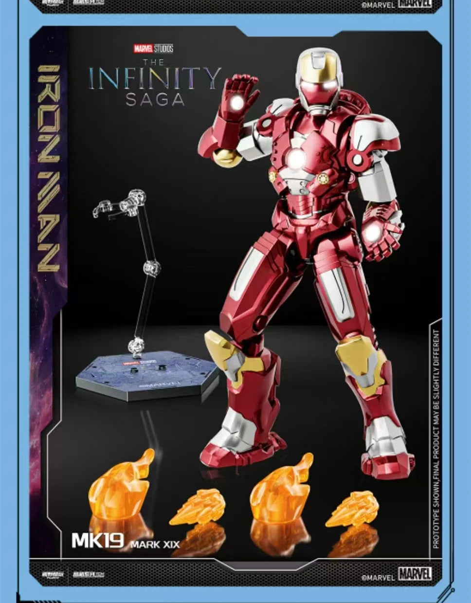 Original Iron Man Blind Box MK14 MK15 MK16 MK17 MK18 MK19 MK20 MK21 MK22 MK23 MK24 Action Figure Assembled DIY Toys Model Gift