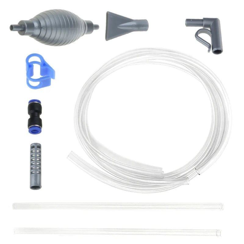 Aquarium Water Changer Siphon Fish for Tank Mini Gravels Vacuum Cleaner with Water Hose for Small Fish Betta for Tan